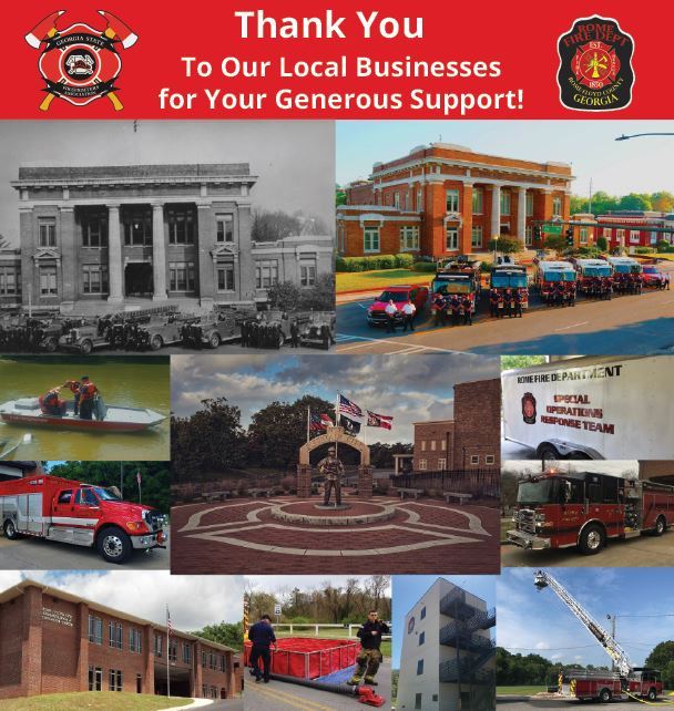 Business who supported fire memorial with conference ad