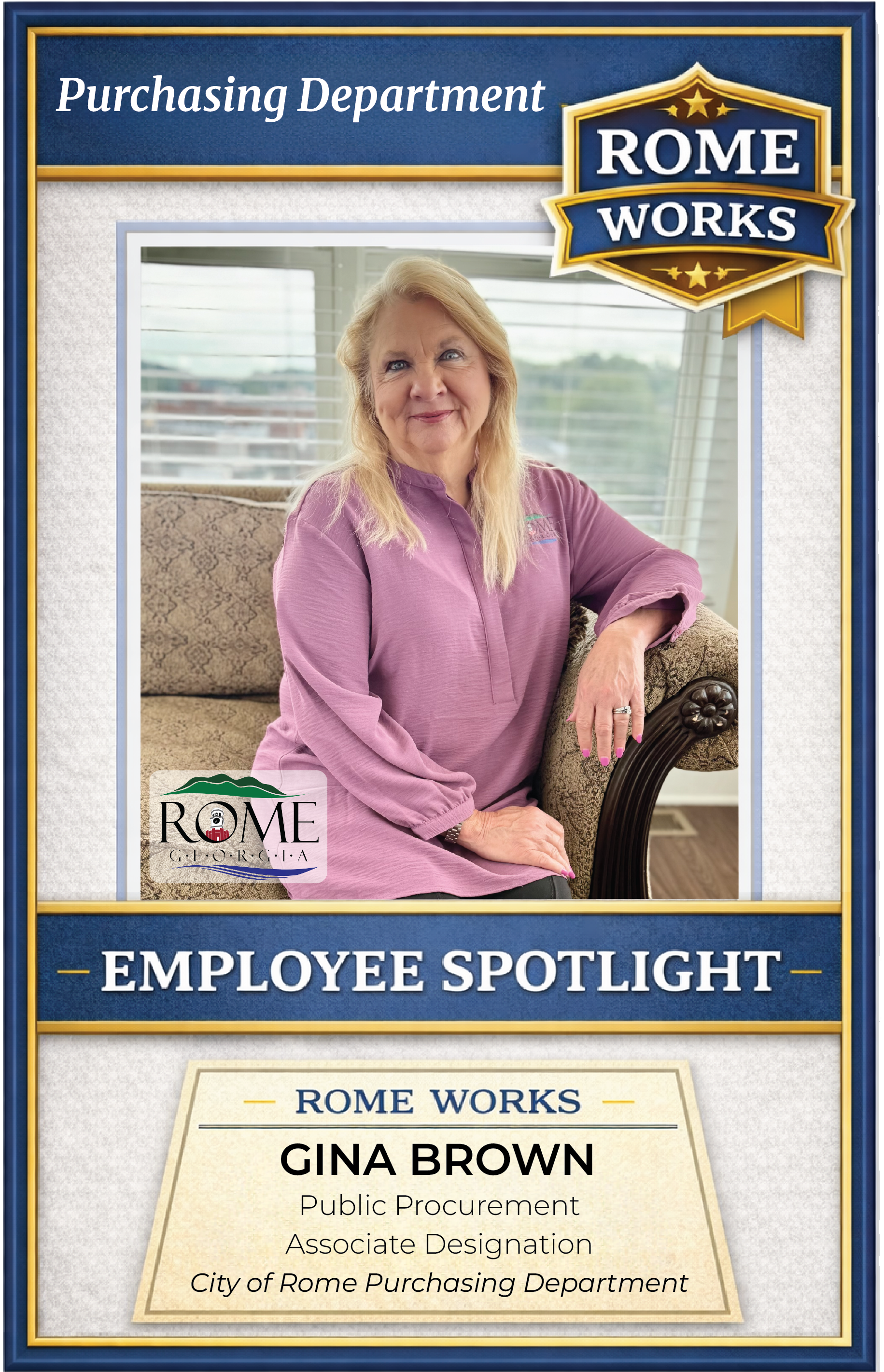 Gina Purchasing Dept